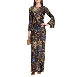 Veronica Beard Multicolor Floral Maxi Dress